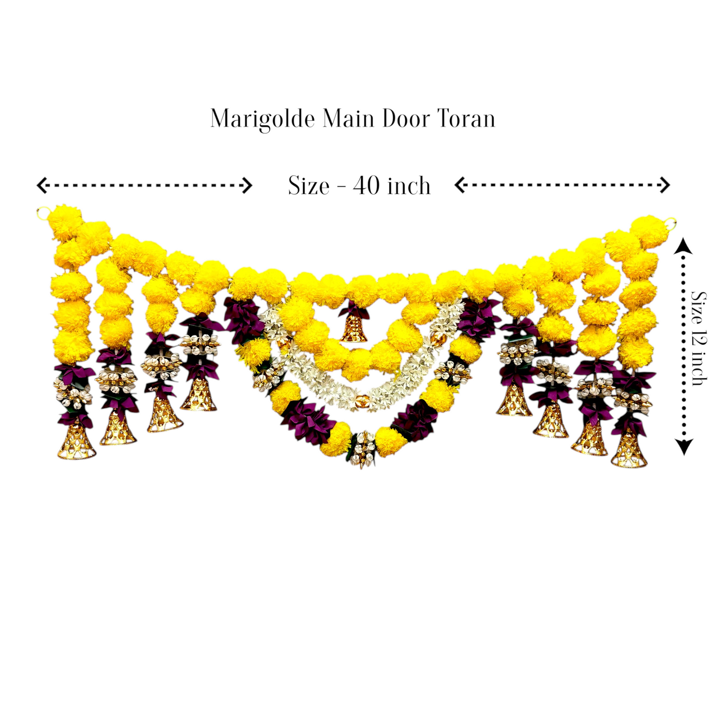 40 inch Marigold Toran For Main Door