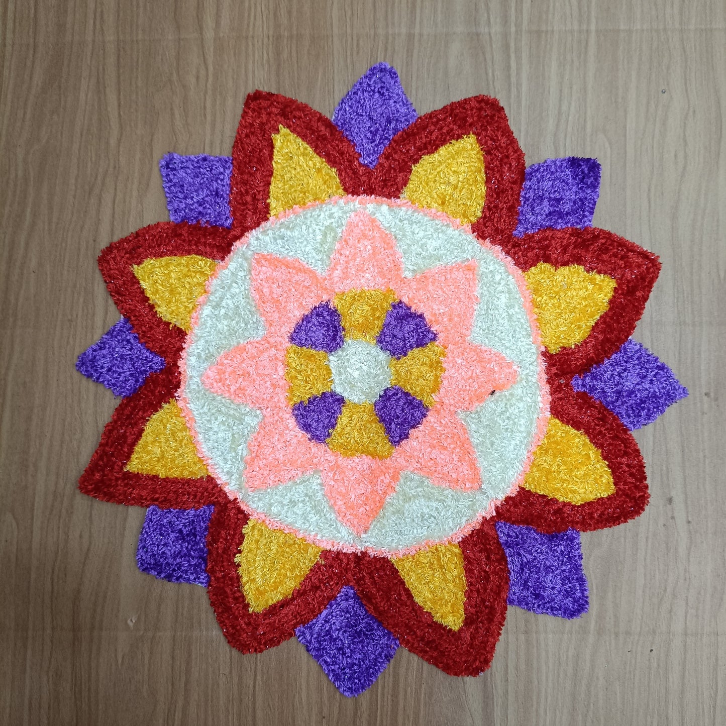 2ft Handicrafts Rexine Rangoli Mat for Festive & Home Decoration