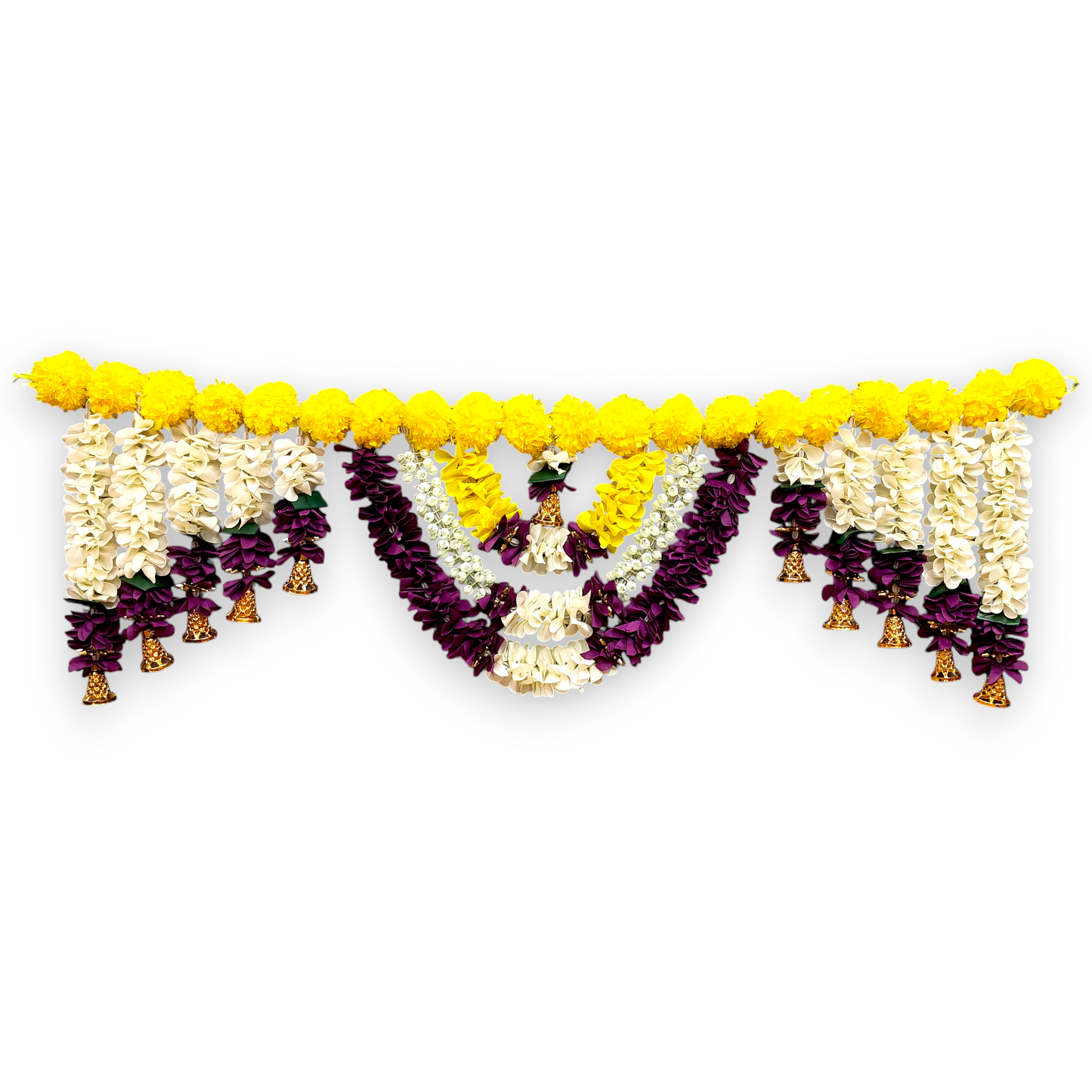40 inch Marigold Toran for Door | Artificial Genda Flower Hanging Decor