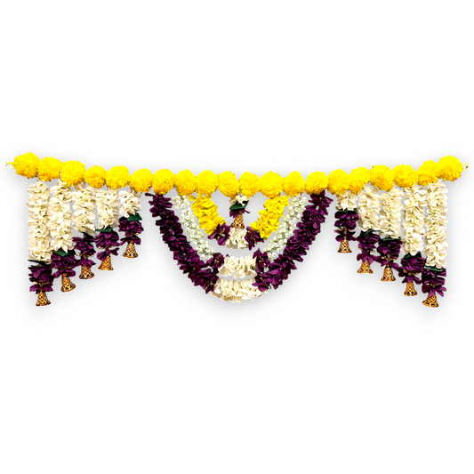 40 inch Marigold Toran for Door | Artificial Genda Flower Hanging Decor