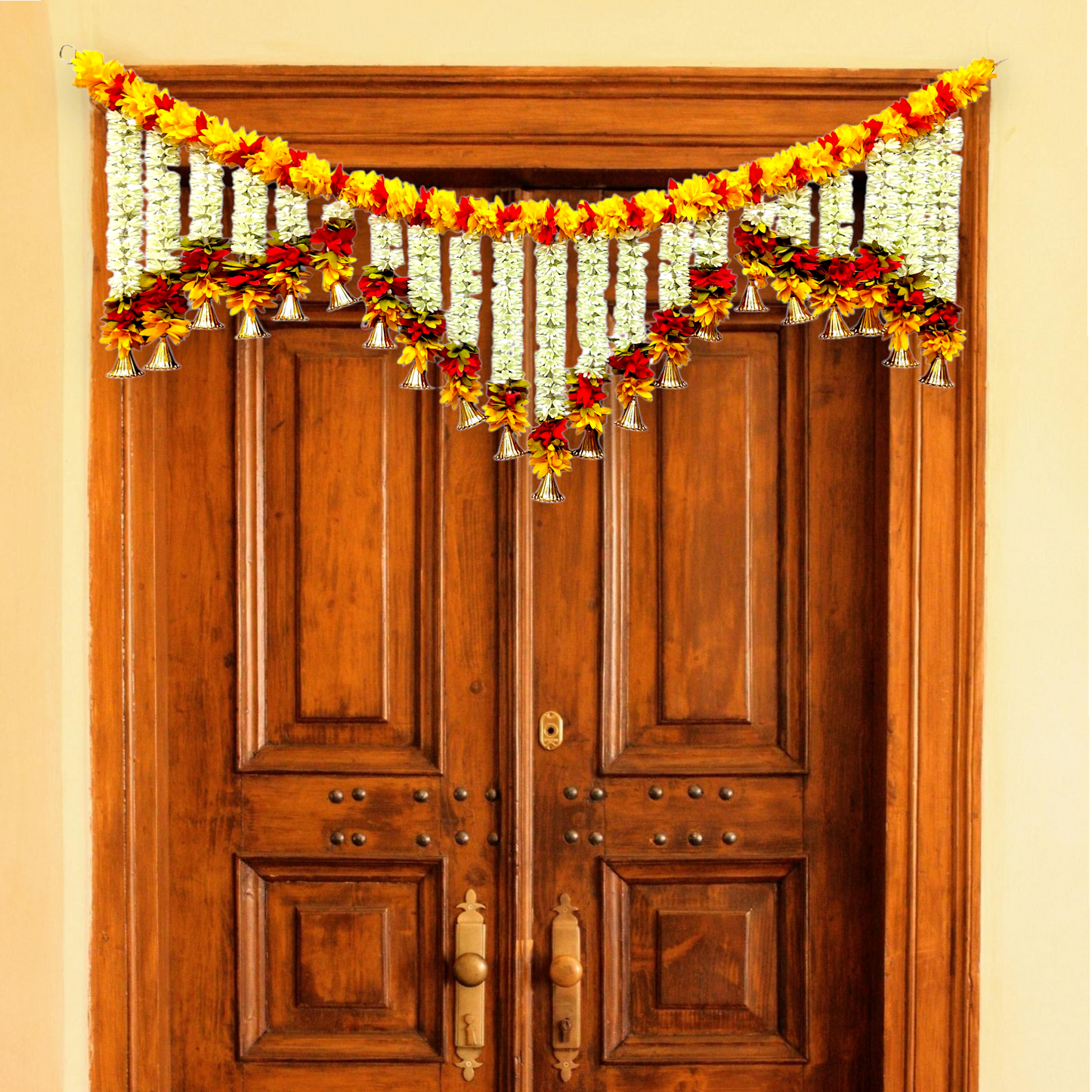 40 inch Toran For Main  Door | Artificial Genda Flower Hanging Decor