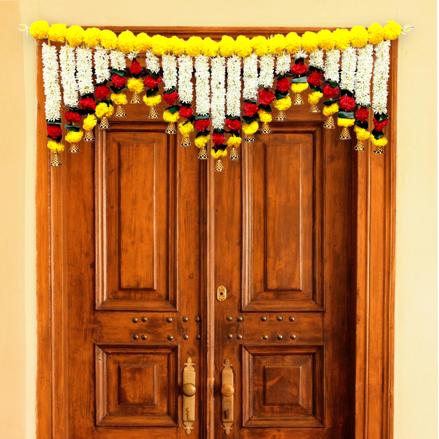 40 inch Marigold Toran for Door | Artificial Genda Flower Bandarwal Decor