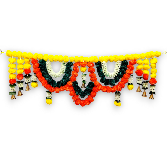 42 inch Marigold Toran for Door | Artificial Genda Flower Hanging Decor