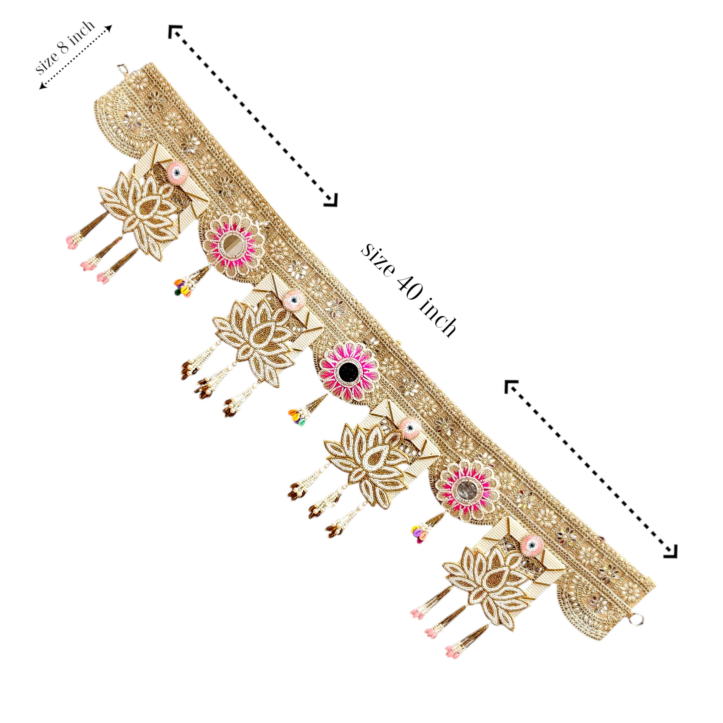 Fancy Main Door Toran | Handmade Floral Door Hanging for Festive Home Decor