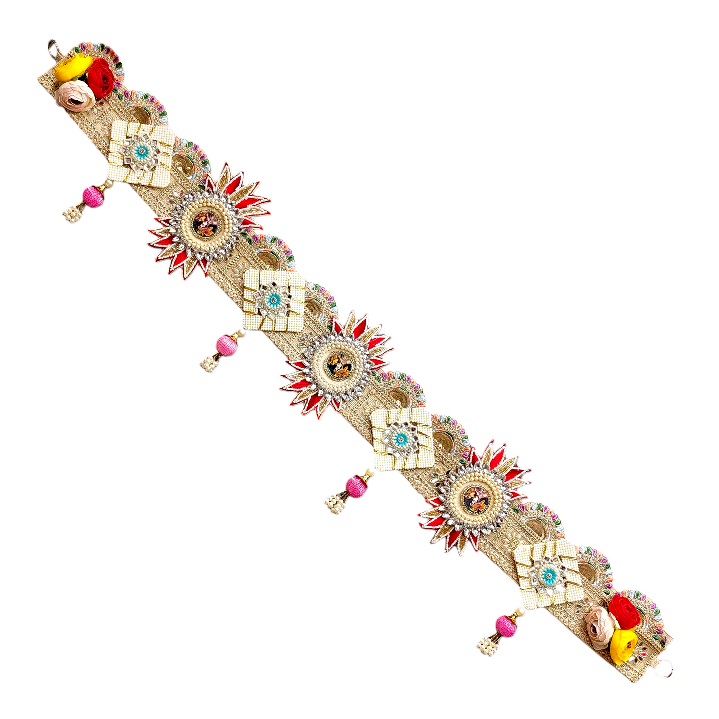 Traditional Toran for Main Door Decoration - 40 inch | Ashtvinayak Art
