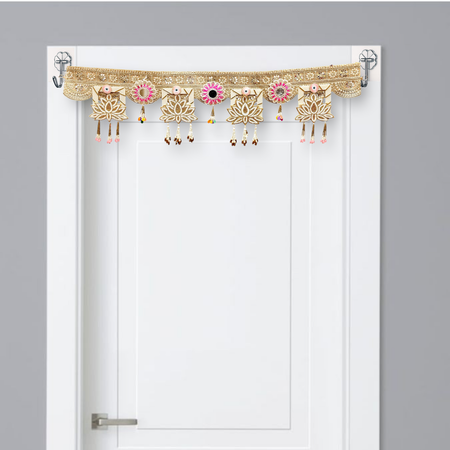 Fancy Main Door Toran | Handmade Floral Door Hanging for Festive Home Decor