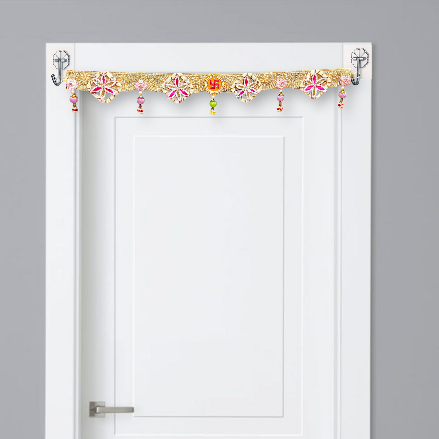 Fancy Main Door Toran  | Handmade Floral Door Hanging for Festive Home Decor