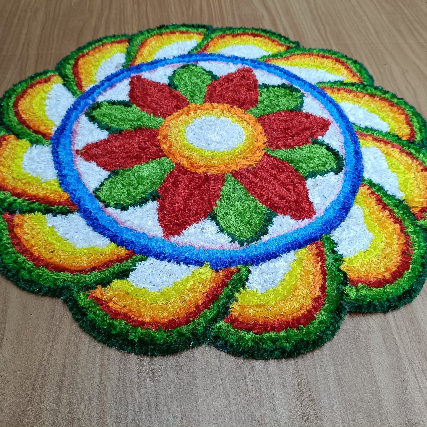 2ft Handicrafts Rexine Rangoli Mat for Festive & Home Decoration