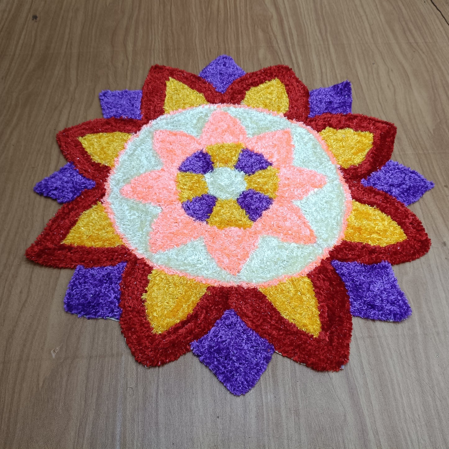 2ft Handicrafts Rexine Rangoli Mat for Festive & Home Decoration