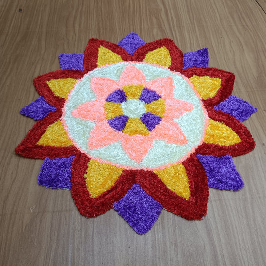 2ft Handicrafts Rexine Rangoli Mat for Festive & Home Decoration