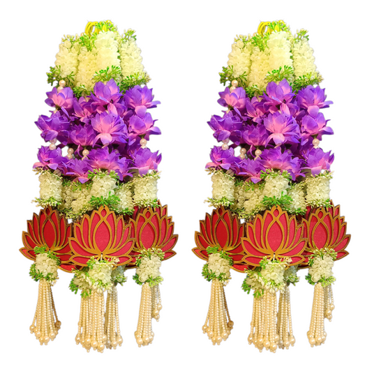1.5 ft Lotus Hanging Ladi for Home Decoration | Festival Decor | Handmade Item