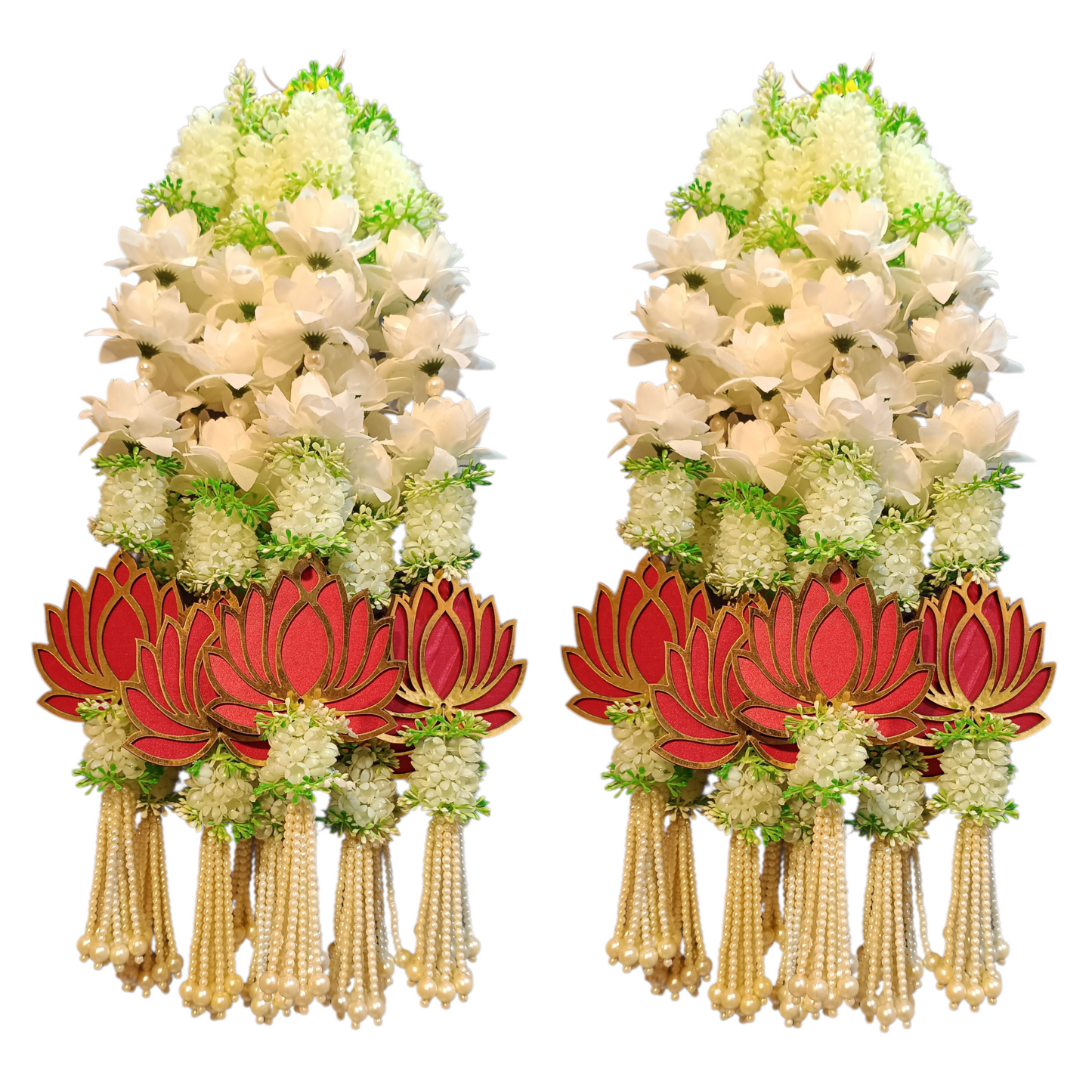 1.5 ft Lotus Hanging Ladi for Home Decoration | Festival Decor | Handmade Item